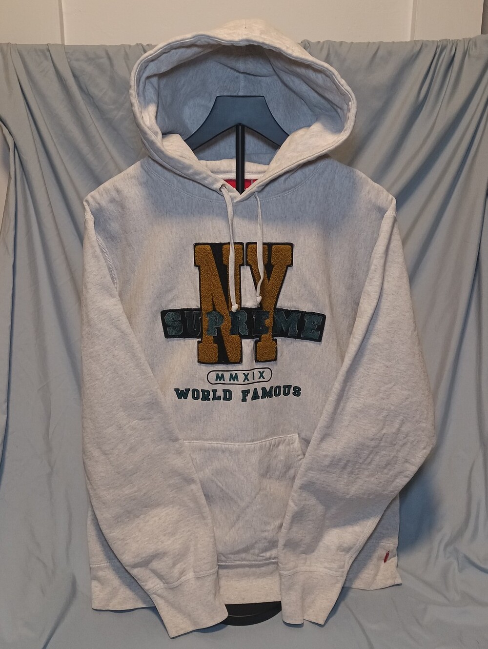 SUPREME NY MMXIX 2019 Hooded Sweatshirt Cotton